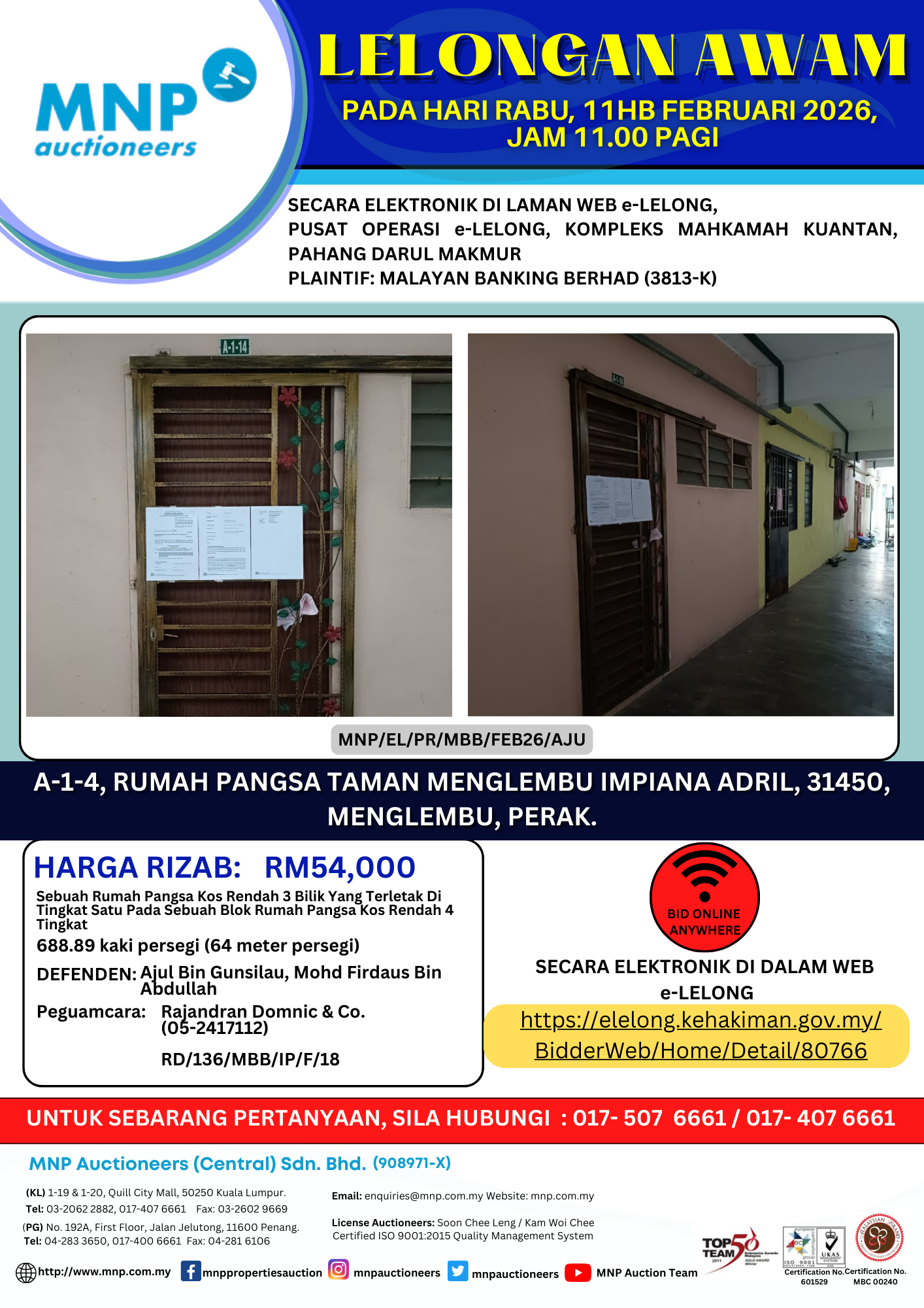 MBB elelong flyer (11.2.2026) Ajul Bin Gunsilau, Mohd Firdaus Bin Abdullah