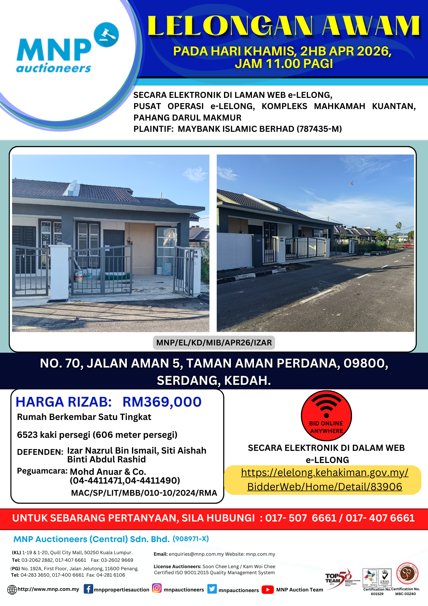 MBB elelong flyer (2.4.2026) Izar Nazrul Bin Ismail, Siti Aishah Binti Abdul Rashid